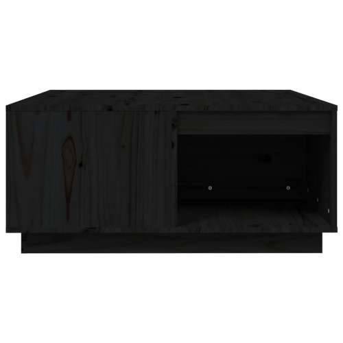 Stolić za kavu crni 80x81x36,5 cm od masivne borovine - Crna 80 x 81 x 36.5 cm 1 Cijena