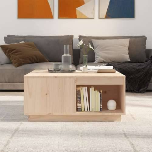 Stolić za kavu 80x81x36,5 cm od masivne borovine - Prirodna 80 x 81 x 36.5 cm 1 Cijena