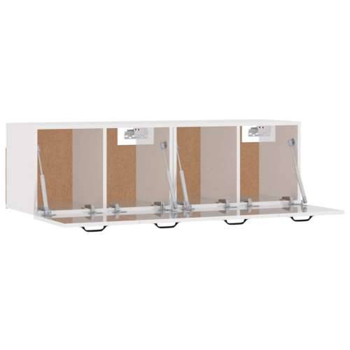 Zidni ormarići 2 kom visoki sjaj bijeli 80x36,5x35 cm drveni - Visoko sjajno bijela 80 x 35 x 36.5 cm 1 Cijena