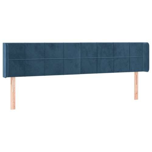 LED uzglavlje tamnoplavo 203x16x78/88 cm baršunasto - Tamno plava 203 x 16 x 78/88 cm 1 Cijena