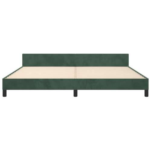 Okvir za krevet bez madraca tamnozeleni 200x200 cm baršunasti - Tamnozelena 200 x 200 cm Blok s kvadratima Cijena