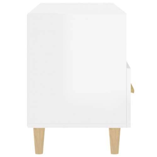 TV ormarić sjajni bijeli 80 x 36 x 50 cm od konstruiranog drva - Visoko sjajno bijela 1 Cijena