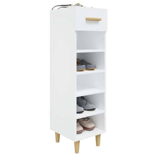 Ormarić za cipele sjajni bijeli 30x35x105 cm konstruirano drvo - Visoko sjajno bijela 1 Cijena