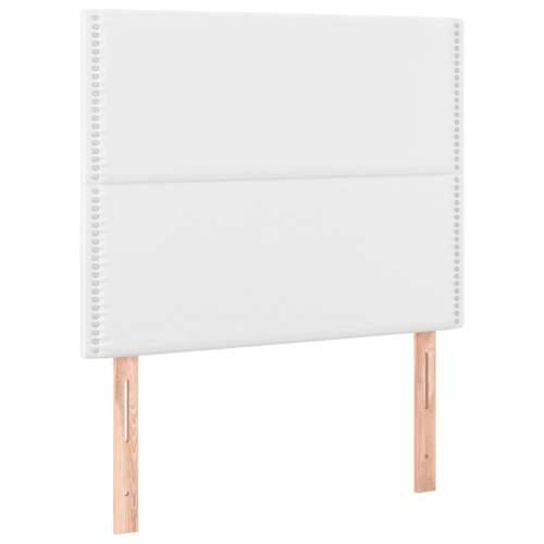 LED uzglavlje bijelo 90x5x118/128 cm od umjetne kože - Bijela 90 x 5 x 118/128 cm 1 Cijena