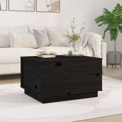 Stolić za kavu crni 60 x 50 x 35 cm od masivne borovine - Crna 1 Cijena