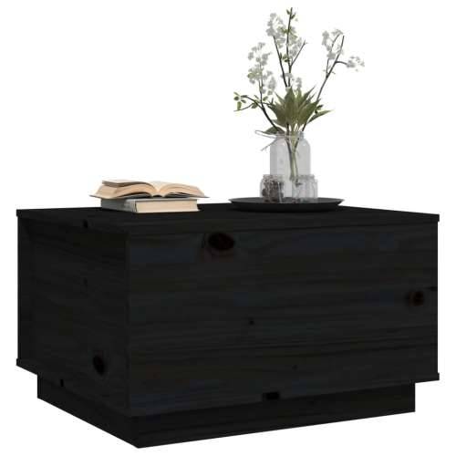 Stolić za kavu crni 60 x 50 x 35 cm od masivne borovine - Crna 1 Cijena