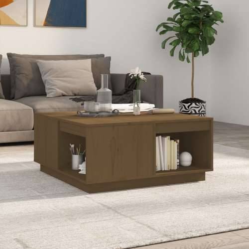 Stolić za kavu boja meda 80 x 81 x 36,5 cm od masivne borovine - boja meda 80 x 81 x 36.5 cm 1 Cijena