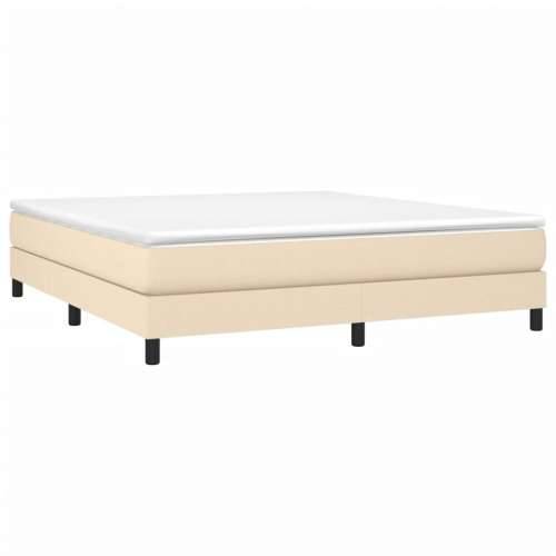 Krevet s oprugama i madracem krem 180x200 cm od tkanine - Krema 180 x 200 cm 25 cm Cijena