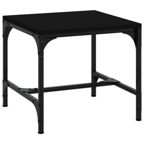 Bočni stolić crni 40x40x35 cm od konstruiranog drva Cijena