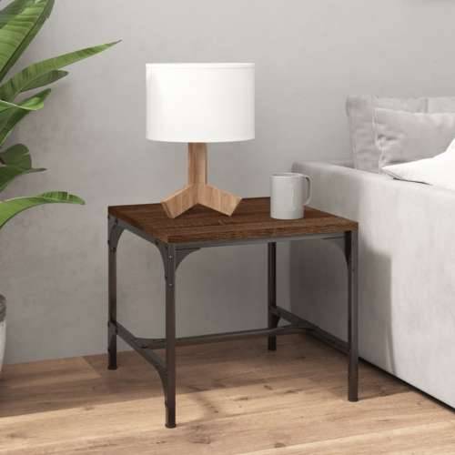 Stolić za kavu Smeđa hrasta 50x50x35 cm od konstruirano drvo