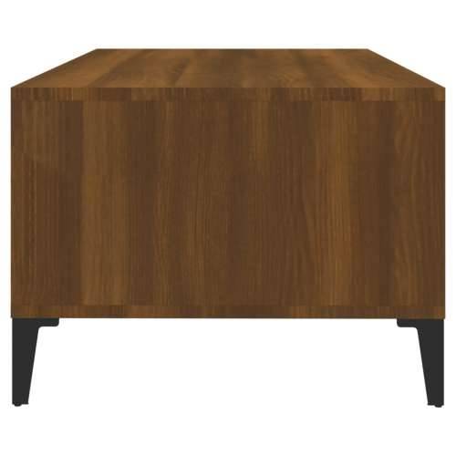 Stolić za kavu smeđa boja hrasta 90x50x36,5cm konstruirano drvo - Smeđi hrast 1 Cijena