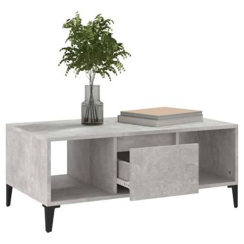 Stolić za kavu boja betona 90x50x36,5 cm konstruirano drvo - Beton siva 1 Cijena