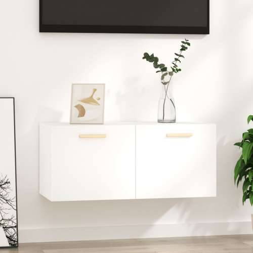 Zidni ormarić sjajni bijeli 80 x 35 x 36,5 cm konstruirano drvo - Visoko sjajno bijela 1 Cijena