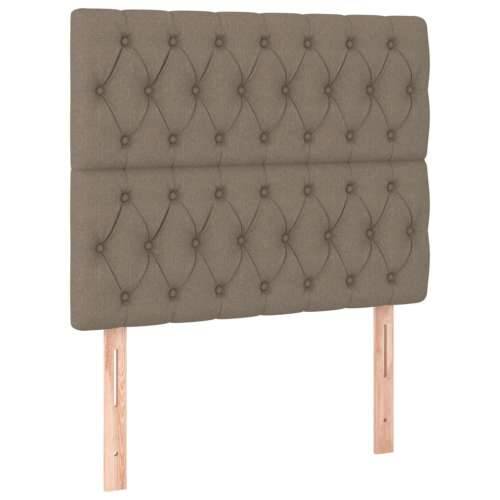 LED uzglavlje smeđesivo 90x7x118/128 cm od tkanine - Sivo-smeđa 90 x 7 x 118/128 cm 1 Cijena