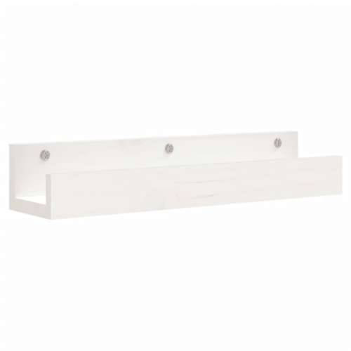 Zidne police 2 kom bijele 50 x 12 x 9 cm od masivne borovine - Bijela 50 x 12 x 9 cm 1 Cijena