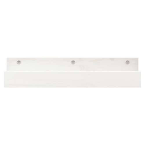 Zidne police 2 kom bijele 50 x 12 x 9 cm od masivne borovine - Bijela 50 x 12 x 9 cm 1 Cijena