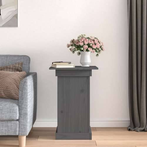 Stalak za cvijeće sivi 40 x 40 x 60 cm od masivne borovine - Siva 40 x 40 x 60 cm 1 Cijena