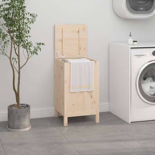 Kutija za rublje 44 x 44 x 76 cm od masivne borovine - Prirodna 44 x 44 x 76 cm 1 Cijena