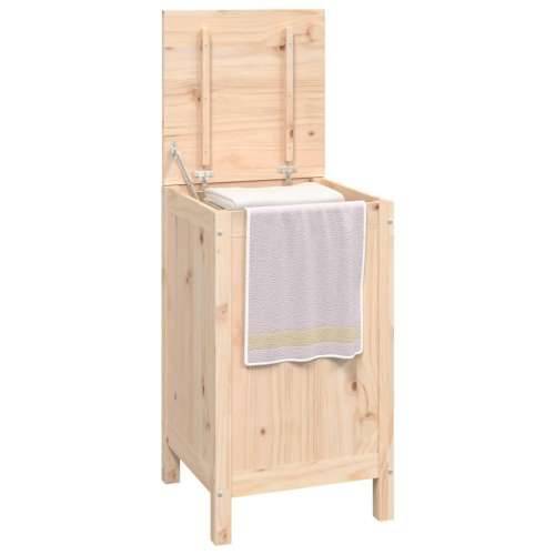 Kutija za rublje 44 x 44 x 76 cm od masivne borovine - Prirodna 44 x 44 x 76 cm 1 Cijena