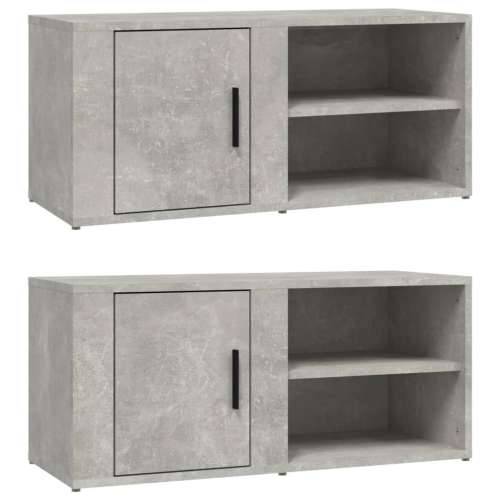 TV ormarići 2 kom Siva betona 80x31,5x36 cm konstruirano drvo - Beton siva 2 Cijena