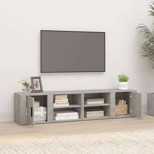 TV ormarići 2 kom Siva betona 80x31,5x36 cm konstruirano drvo - Beton siva 2 Cijena