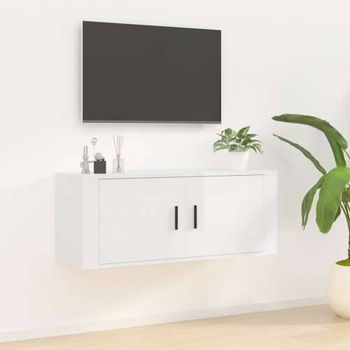 Zidni TV ormarić bijela visokog sjaja 100 x 34,5 x 40 cm - Visoko sjajno bijela 1 40 cm 100 cm Cijena