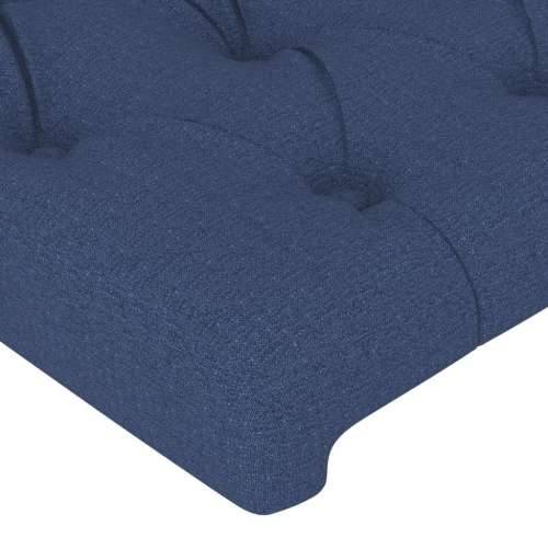LED uzglavlje plavo 200 x 7 x 78/88 cm od tkanine - Plava 200 x 7 x 78/88 cm 1 Cijena