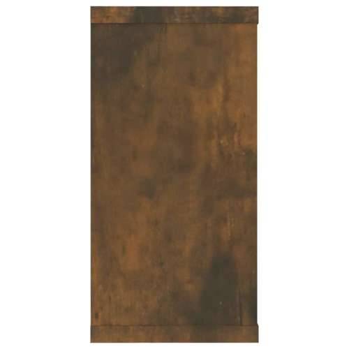 Kockaste zidne police 2 kom boja hrasta 100 x 15 x 30 cm drvene - Dimljeni hrast 2 1 Cijena