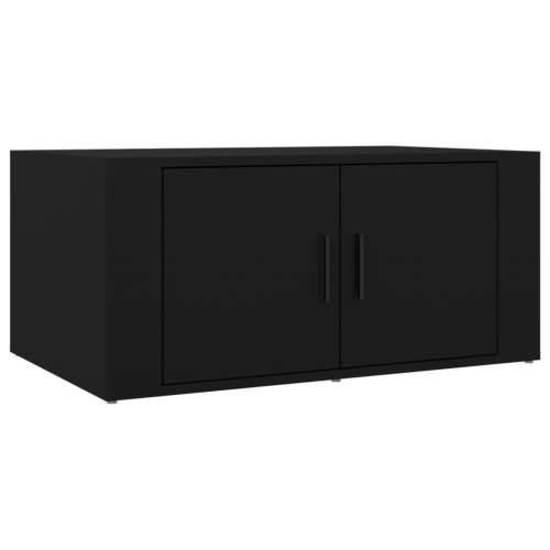 Stolić za kavu crni 80 x 50 x 36 cm od konstruiranog drva - Crna 1 Cijena