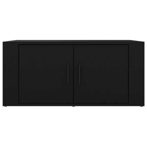 Stolić za kavu crni 80 x 50 x 36 cm od konstruiranog drva - Crna 1 Cijena