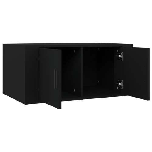 Stolić za kavu crni 80 x 50 x 36 cm od konstruiranog drva - Crna 1 Cijena