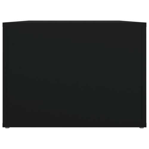 Stolić za kavu crni 80 x 50 x 36 cm od konstruiranog drva - Crna 1 Cijena