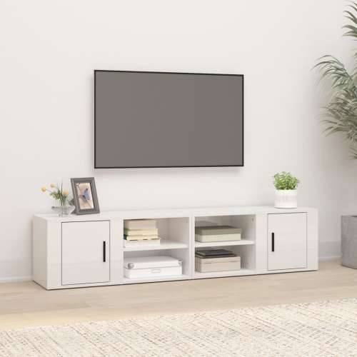 TV ormarić 2 kom sjajni bijeli 80x31,5x36 cm konstruirano drvo - Visoko sjajno bijela 2 Cijena