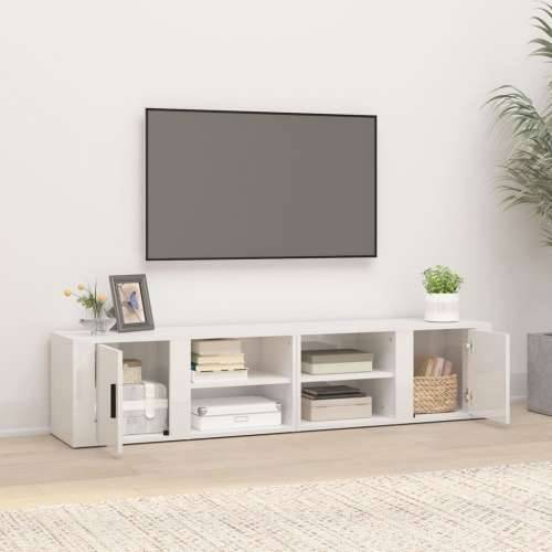 TV ormarić 2 kom sjajni bijeli 80x31,5x36 cm konstruirano drvo - Visoko sjajno bijela 2 Cijena
