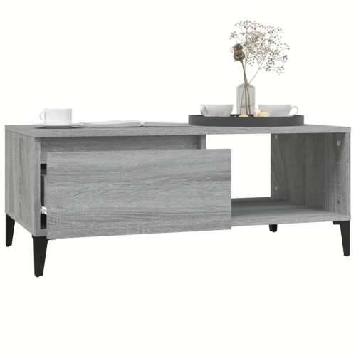 Stolić za kavu boja sivog hrasta 90x50x36,5cm konstruirano drvo - Sivi hrast sonoma 1 Cijena
