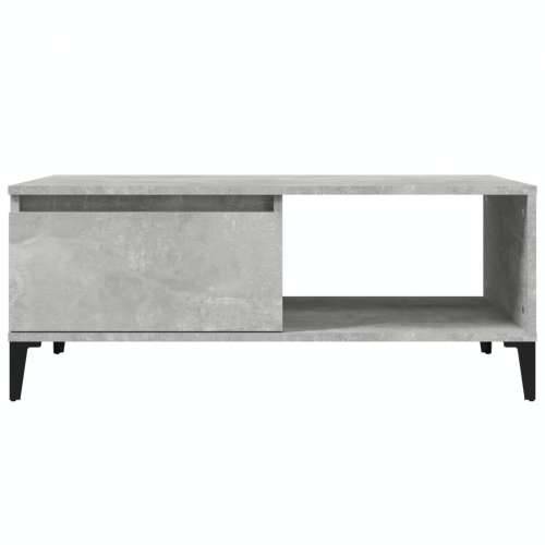 Stolić za kavu boja betona 90x50x36,5 cm konstruirano drvo - Beton siva 1 Cijena