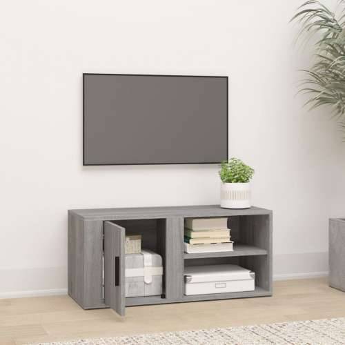 TV ormarić boja hrasta sonome 80x31,5x36 cm konstruirano drvo - Sivi hrast sonoma 1 Cijena