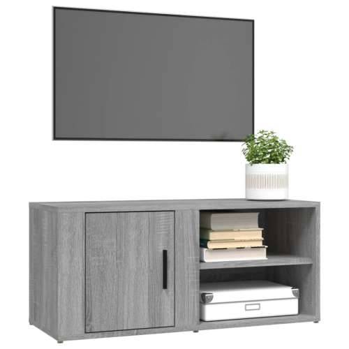 TV ormarić boja hrasta sonome 80x31,5x36 cm konstruirano drvo - Sivi hrast sonoma 1 Cijena