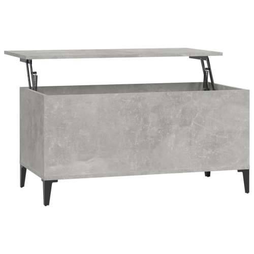 Stolić za kavu siva boja betona 90x44,5x45 cm konstruirano drvo - Beton siva 1 90 cm Cijena