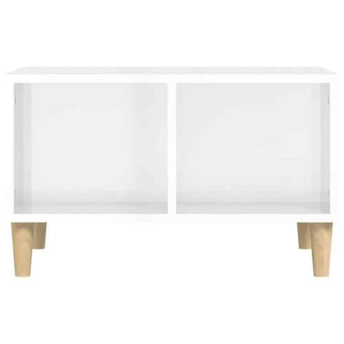 Stolić za kavu sjajni bijeli 60x50x36,5 cm konstruirano drvo - Visoko sjajno bijela 1 Cijena