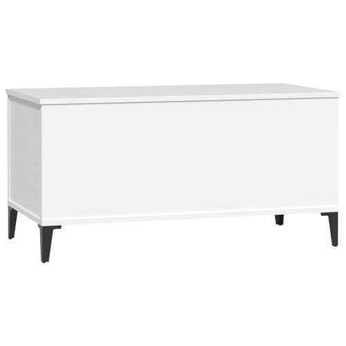 Stolić za kavu bijeli 90 x 44,5 x 45 cm od konstruiranog drva - Bijela 1 90 cm Cijena