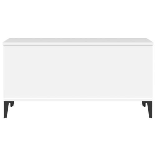 Stolić za kavu bijeli 90 x 44,5 x 45 cm od konstruiranog drva - Bijela 1 90 cm Cijena