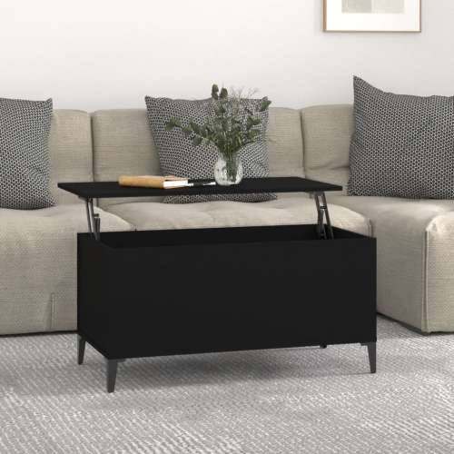 Stolić za kavu crni 90 x 44,5 x 45 cm od konstruiranog drva - Crna 1 90 cm Cijena