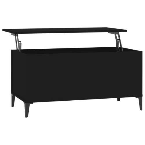Stolić za kavu crni 90 x 44,5 x 45 cm od konstruiranog drva - Crna 1 90 cm Cijena