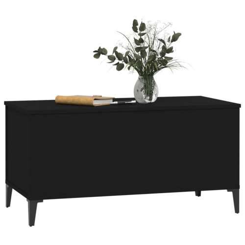 Stolić za kavu crni 90 x 44,5 x 45 cm od konstruiranog drva - Crna 1 90 cm Cijena