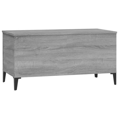 Stolić za kavu siva boja hrasta 90x44,5x45 cm konstruirano drvo - Sivi hrast sonoma 1 90 cm Cijena