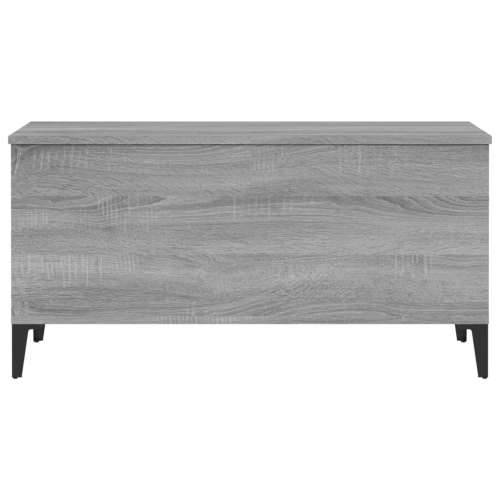 Stolić za kavu siva boja hrasta 90x44,5x45 cm konstruirano drvo - Sivi hrast sonoma 1 90 cm Cijena