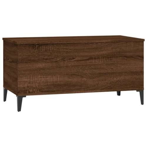 Stolić za kavu boja hrasta 90 x 44,5 x 45 cm konstruirano drvo - Smeđi hrast 1 90 cm Cijena