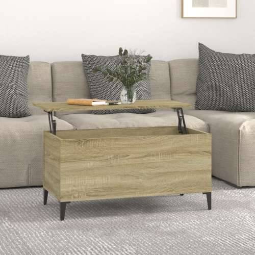 Stolić za kavu boja hrasta 90 x 44,5 x 45 cm konstruirano drvo - sonoma hrast 1 90 cm Cijena