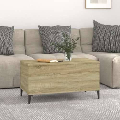 Stolić za kavu boja hrasta 90 x 44,5 x 45 cm konstruirano drvo - sonoma hrast 1 90 cm Cijena
